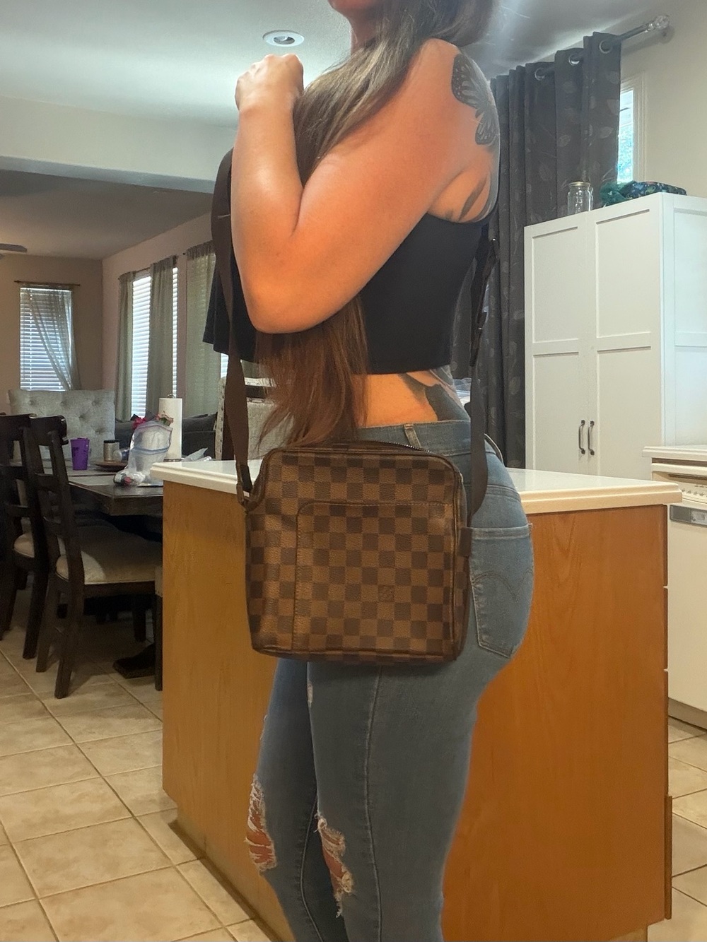 Louis Vuitton Damier Cross Bag